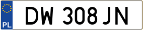 Truck License Plate